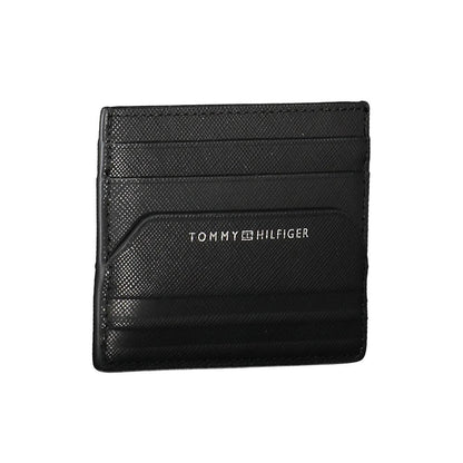Tommy Hilfiger zwarte leren portemonnee