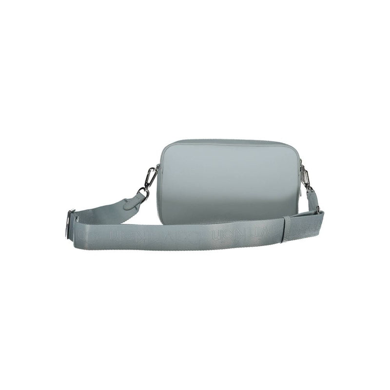 Calvin Klein Blue Polyester Handbag - Élégance Écologique