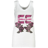 Cavalli Class Bianco Cotton Women T-Shirt