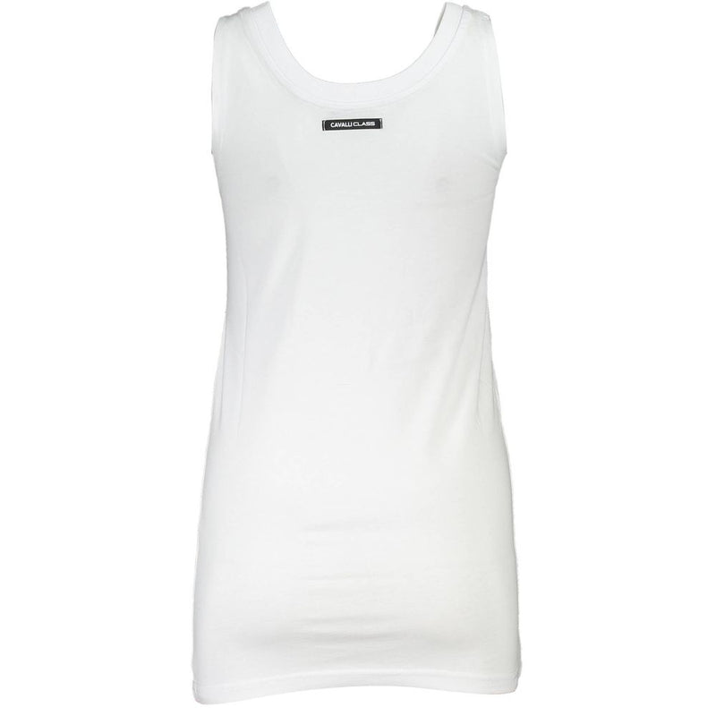 Cavalli Class White Cotton Women Top - Stylish and Comfortable