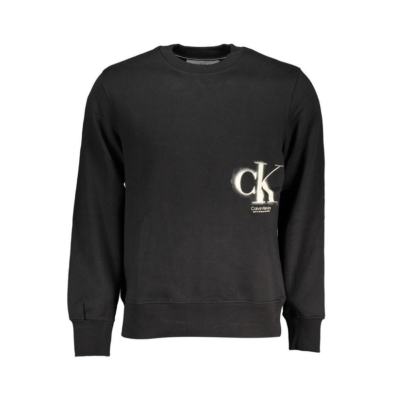 Calvin Klein Zwarte Katoenen Heren Sweater
