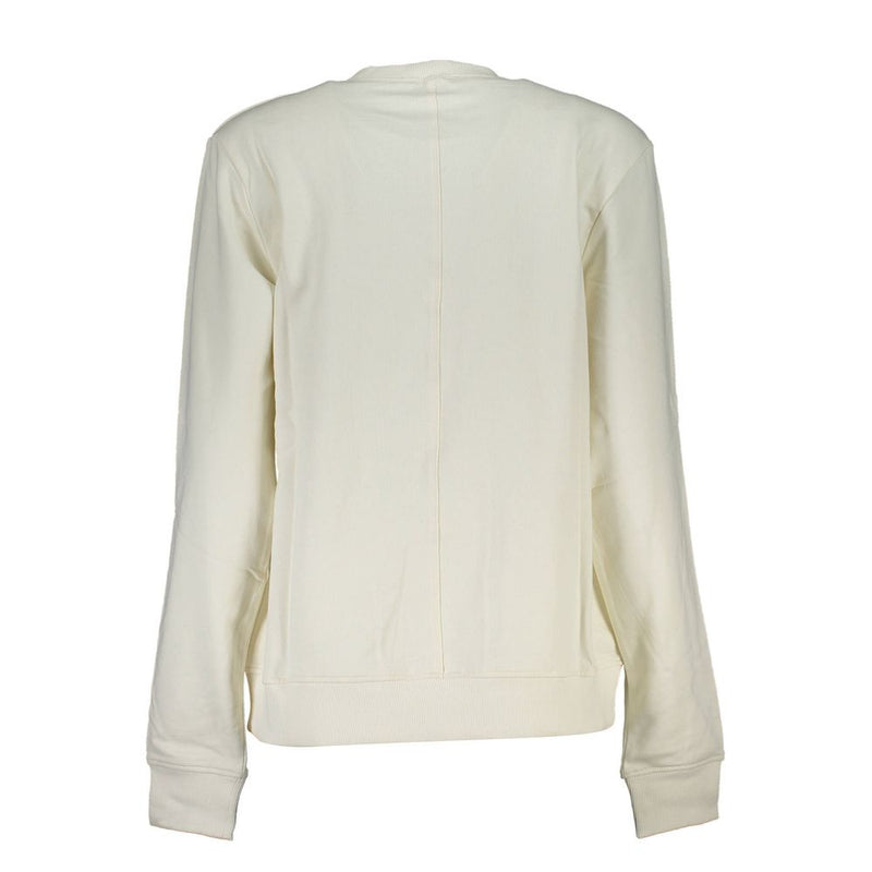 North Sails White Cotton Women Sweater - Eco-Conscious Fashion