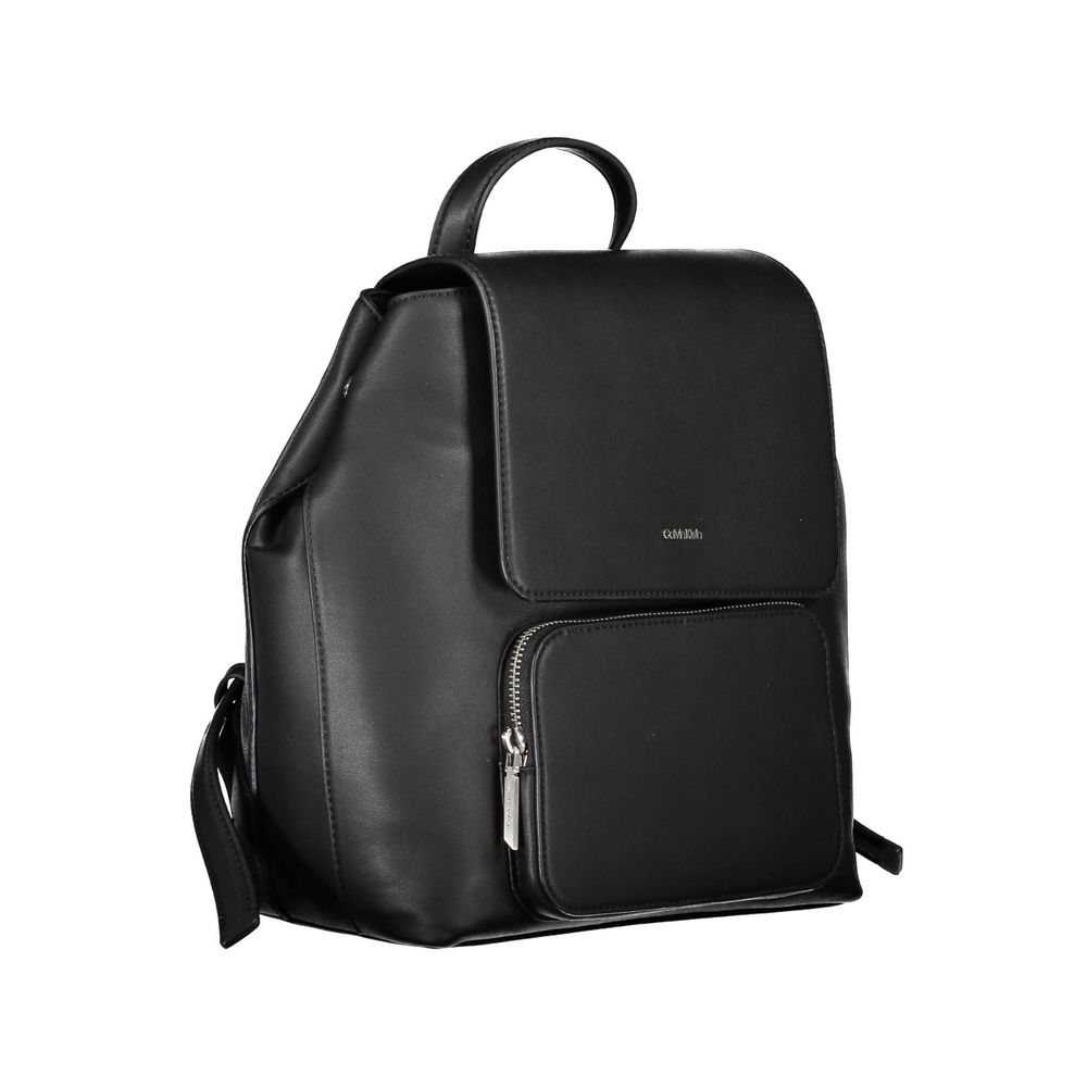Calvin Klein Black Polyester Backpack - Stylish & Functional