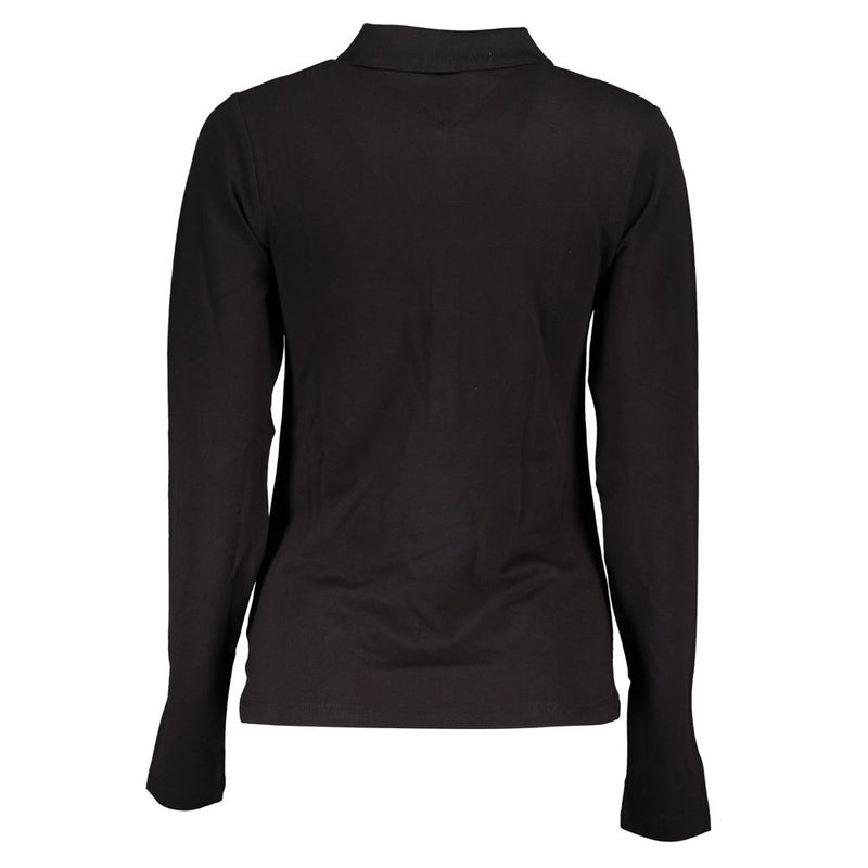 Tommy Hilfiger Polo Shirt Noir en Coton - Coupe Slim