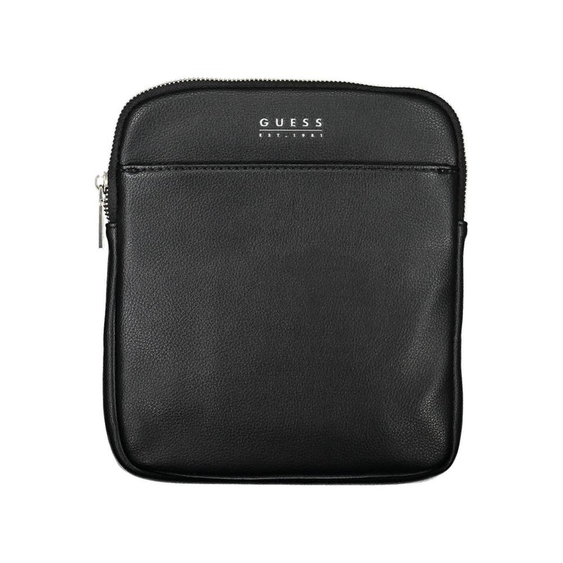 Guess Jeans Sac à bandoulière en polyéthylène noir