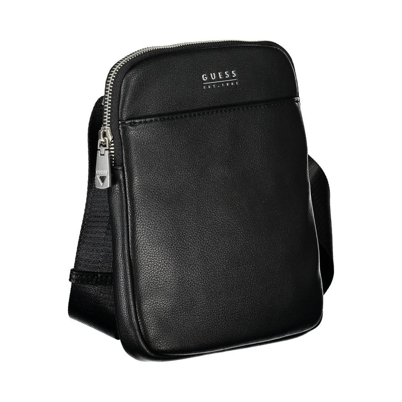 Guess Jeans Sac à bandoulière en polyéthylène noir