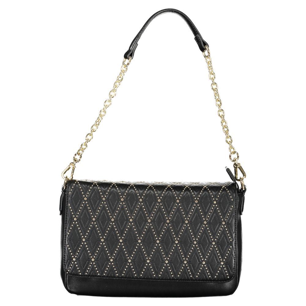 Mario Valentino Black Polyethylene Handbag - Elegant & Functional