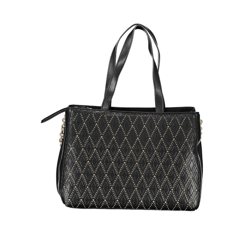 Mario Valentino Black Polyethylene Handbag - Chic & Functional