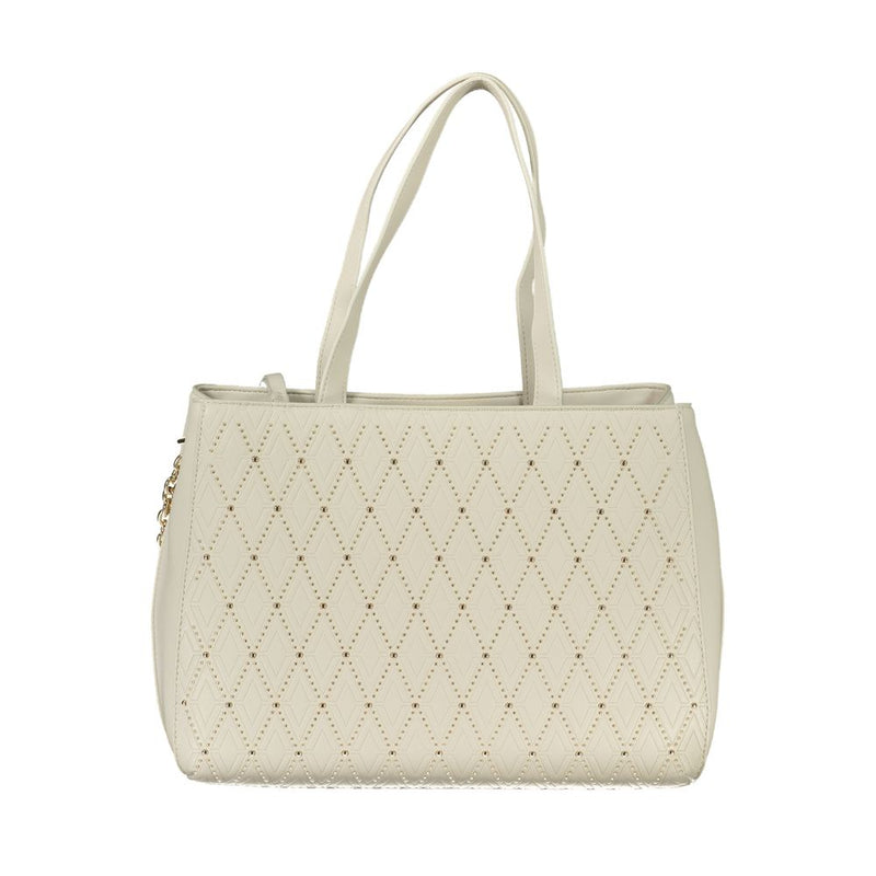 Mario Valentino White Polyethylene Handbag - Stylish & Functional