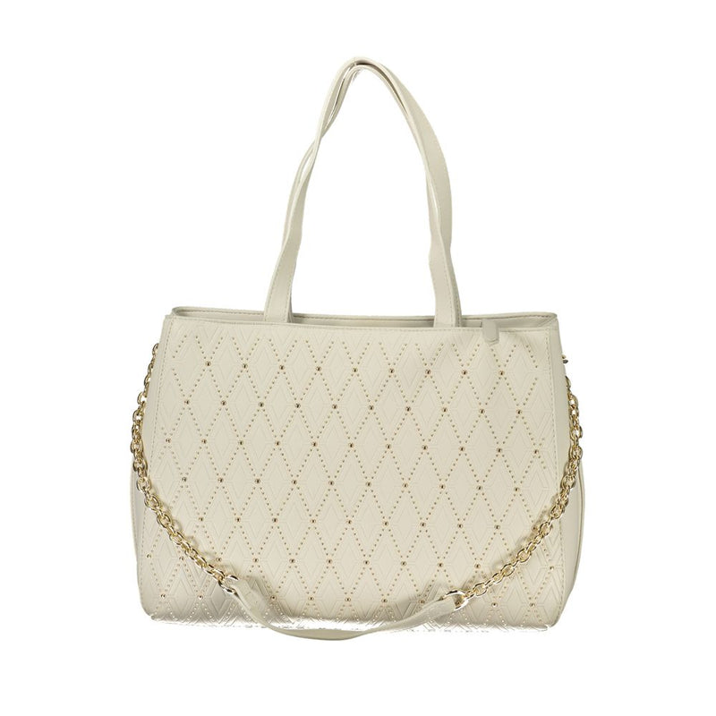 Mario Valentino White Polyethylene Handbag - Stylish & Functional