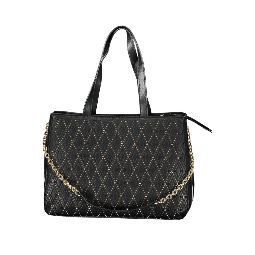 Mario Valentino Black Polyethylene Handbag - Chic & Functional