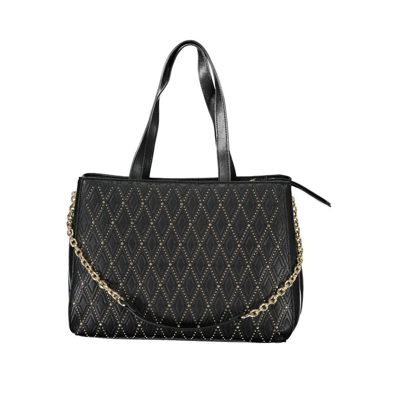 Mario Valentino Black Polyethylene Handbag - Chic & Functional