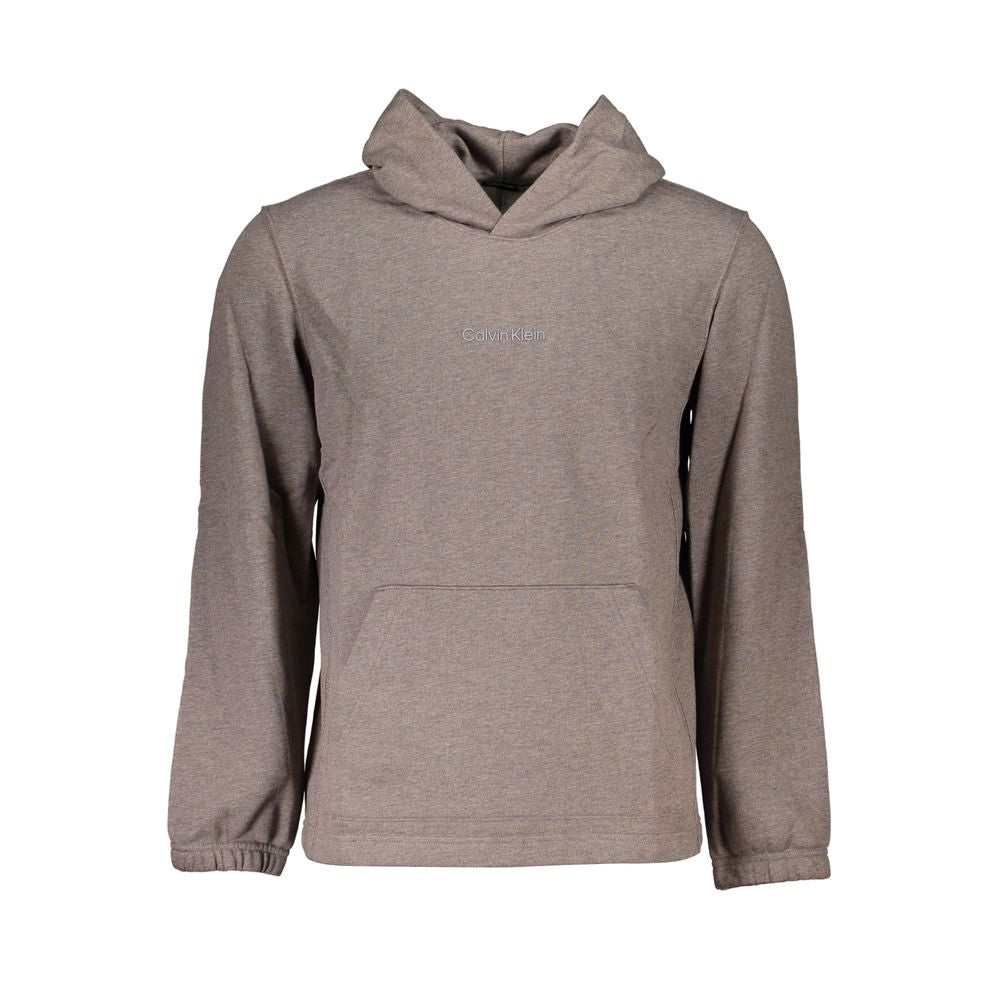 Calvin Klein Brown Cotton Men Sweater