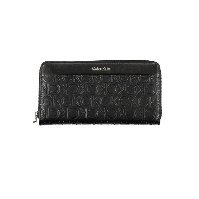 Calvin Klein Black Polyester Wallet - Stylish & Secure Accessory