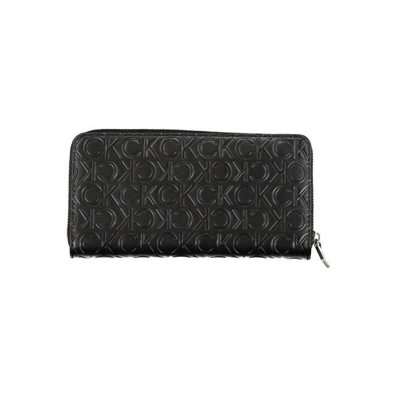 Calvin Klein Black Polyester Wallet - Stylish & Secure Accessory