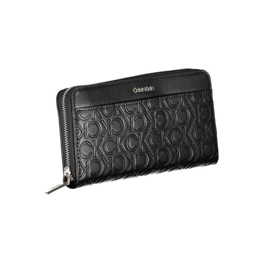 Calvin Klein Black Polyester Wallet - Stylish & Secure Accessory
