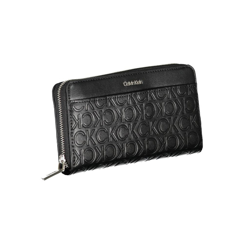 Calvin Klein Black Polyester Wallet - Stylish & Secure Accessory