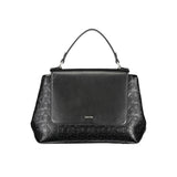 Calvin Klein Black Polyester Handbag - Stylish & Versatile