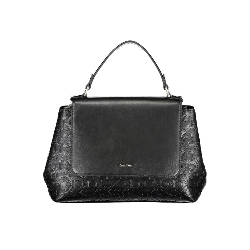 Calvin Klein Black Polyester Handbag - Élégante et Polyvalente