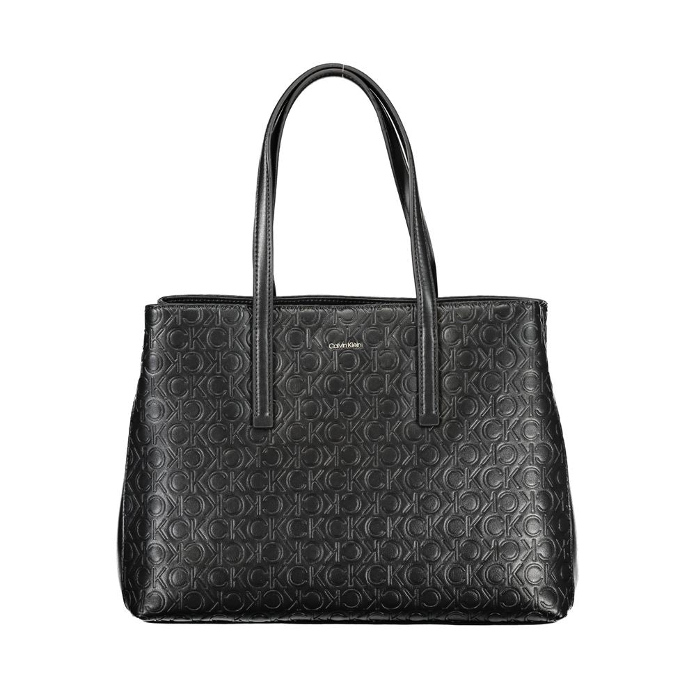Calvin Klein Zwarte Polyester Handtas