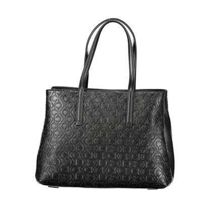 Calvin Klein Zwarte Polyester Handtas