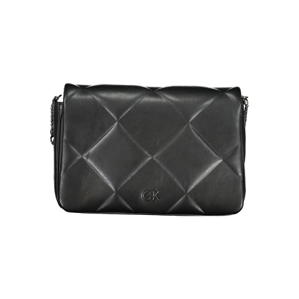 Calvin Klein Black Polyester Handbag - Stylish & Eco-Friendly