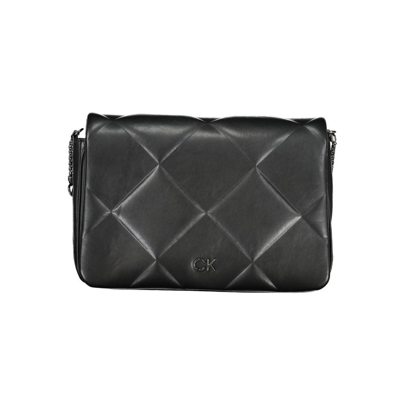 Calvin Klein Black Polyester Handbag - Chic & Sustainable