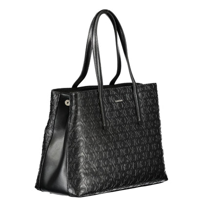 Calvin Klein Zwarte Polyester Handtas