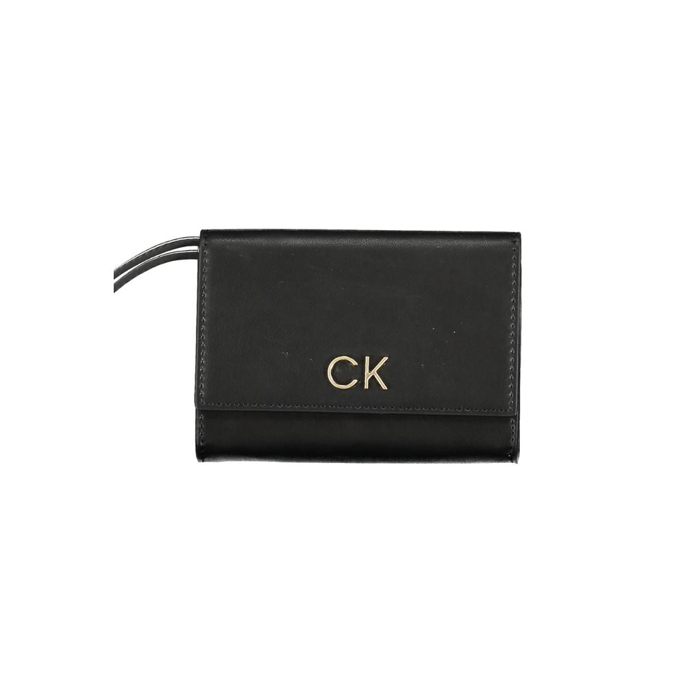 Calvin Klein Black Polyester Wallet - Allure and Functionality Combined