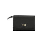 Calvin Klein Black Polyester Wallet - Allure and Functionality Combined