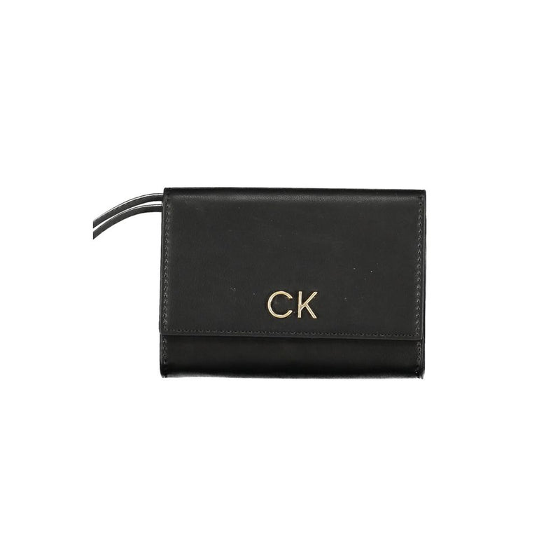 Calvin Klein Black Polyester Wallet - Allure and Functionality Combined