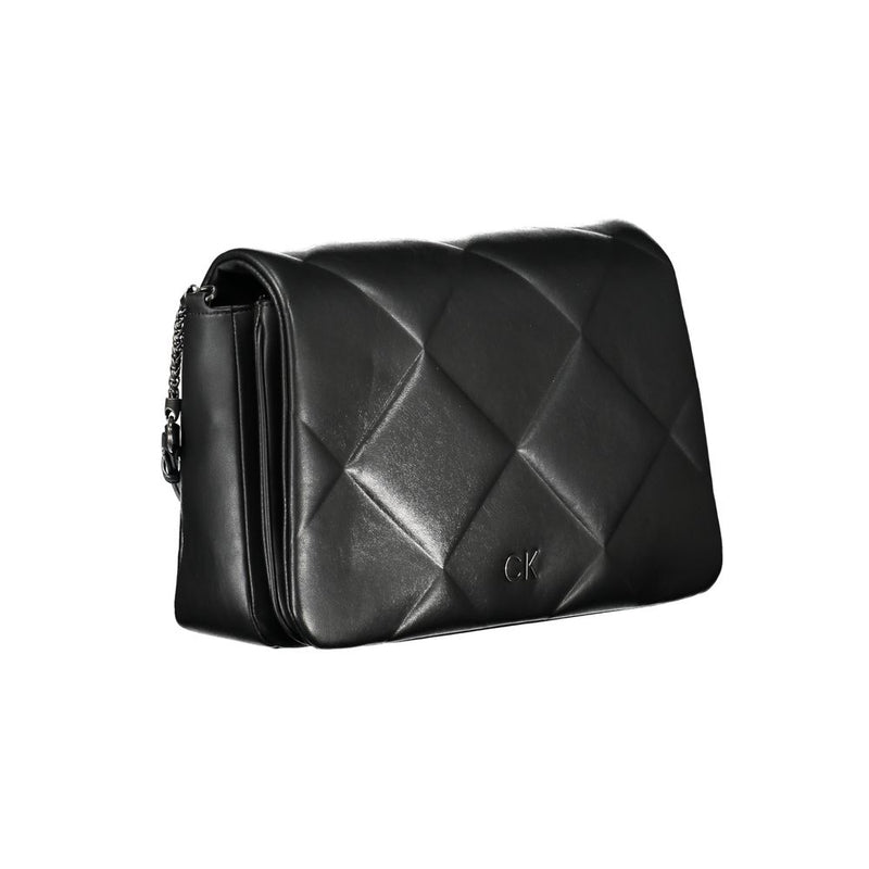 Calvin Klein Black Polyester Handbag - Chic & Sustainable