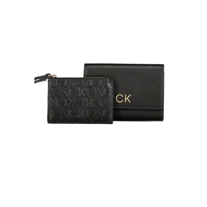 Portefeuille Calvin Klein en polyester noir