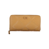 Calvin Klein Brown Polyester Wallet - RFID Protected