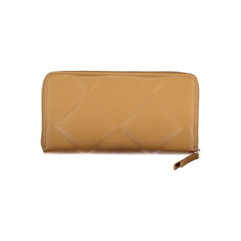 Calvin Klein Brown Polyester Wallet - RFID Protected