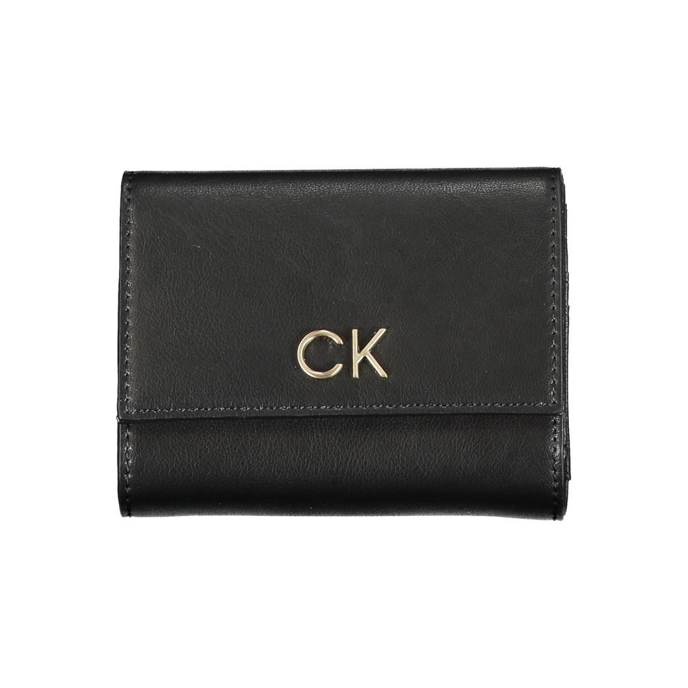 Portefeuille Calvin Klein en polyester noir
