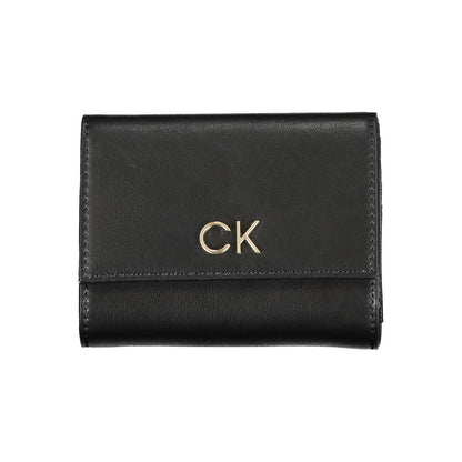 Portefeuille Calvin Klein en polyester noir