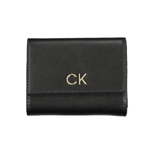 Portefeuille Calvin Klein en polyester noir