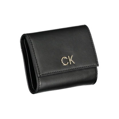 Portefeuille Calvin Klein en polyester noir