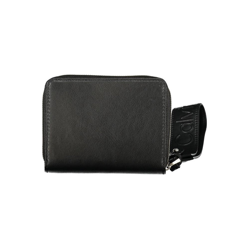 Calvin Klein Black Polyester Wallet - RFID Blocking & Card Slots
