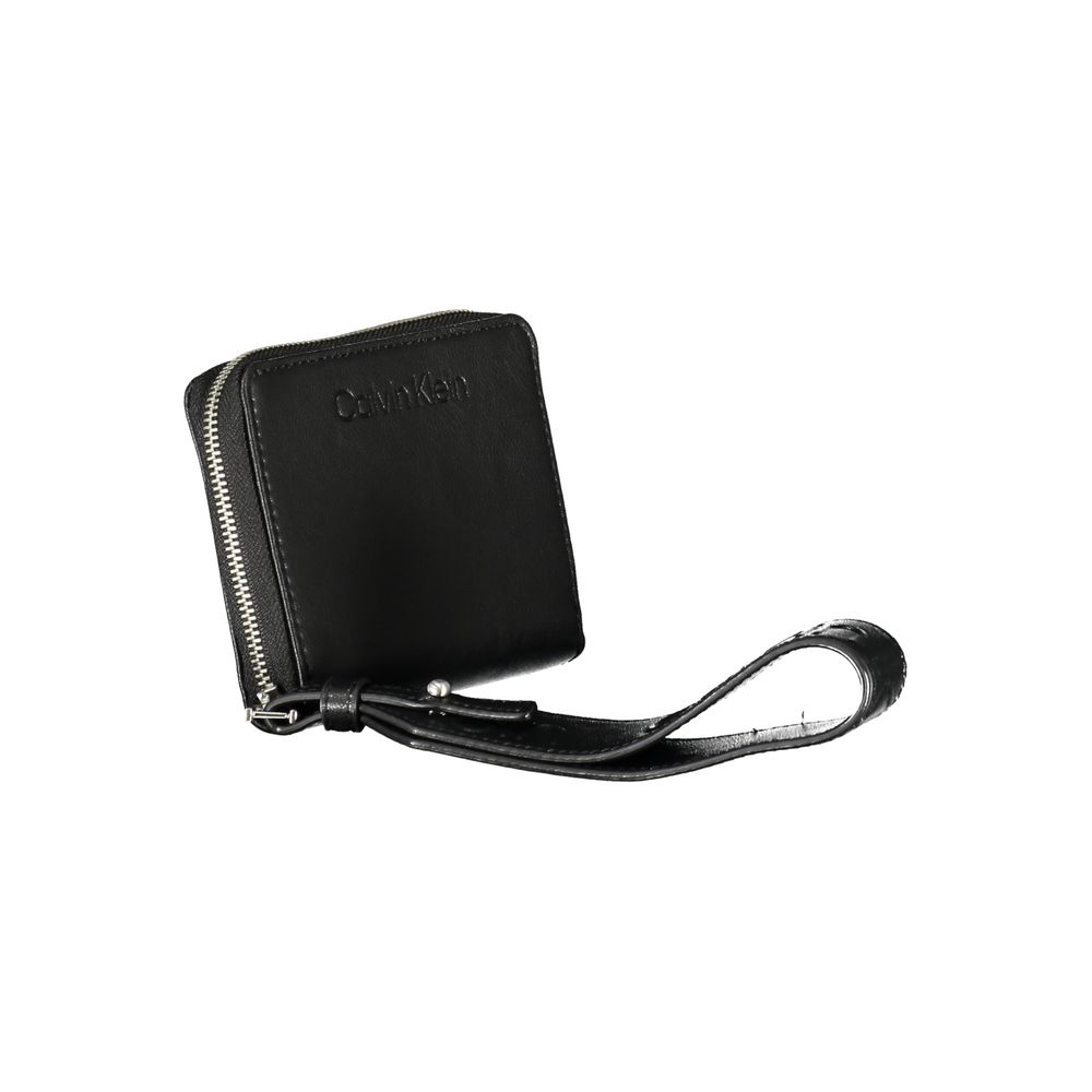 Calvin Klein Black Polyester Wallet - RFID Blocking & Card Slots