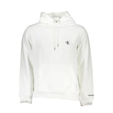Pull à capuche Calvin Klein en coton blanc pour homme