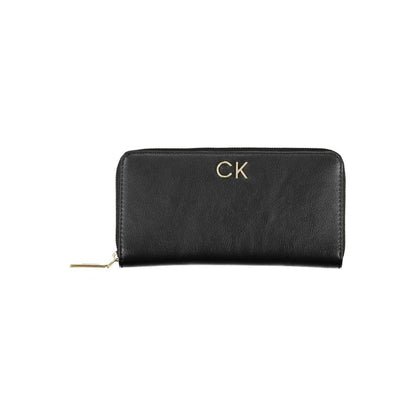 Portefeuille Calvin Klein en polyester noir