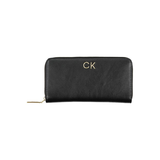 Portefeuille Calvin Klein en polyester noir