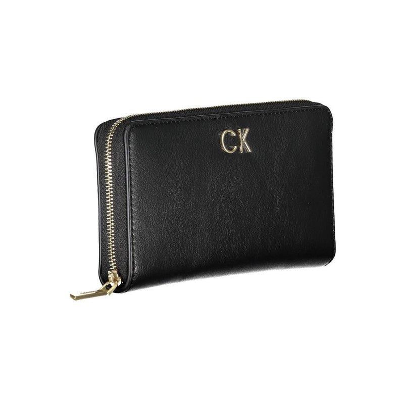 Calvin Klein Black Polyester Wallet - RFID Blocking & Stylish Design
