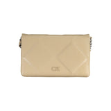 Calvin Klein Beige Polyester Handbag - Stylish & Functional