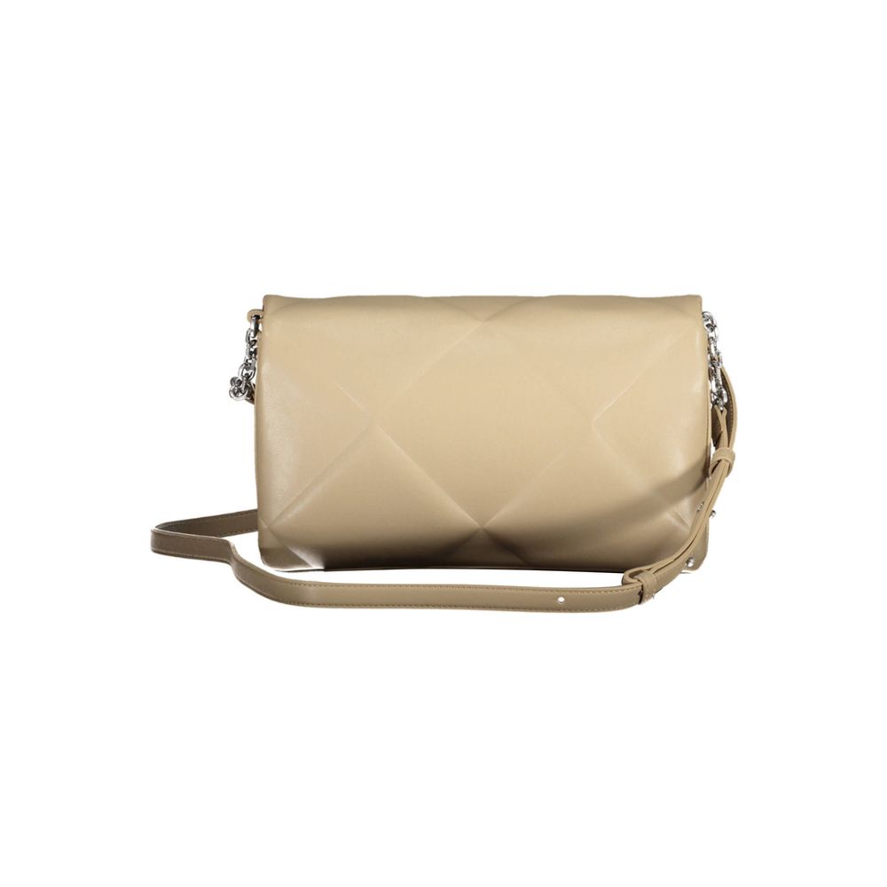 Calvin Klein Beige Polyester Handbag - Stylish & Functional