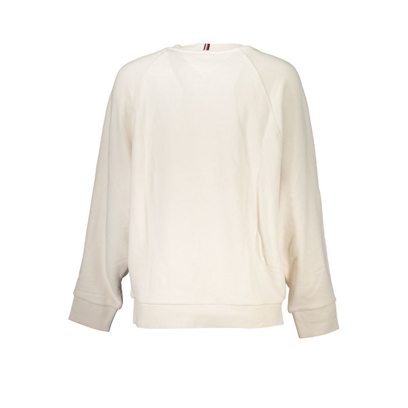 Tommy Hilfiger Beige Cotton Women Sweater - Élégance Durable