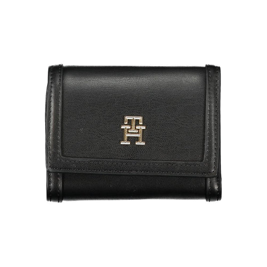 Tommy Hilfiger Zwarte Polyethyleen Portemonnee