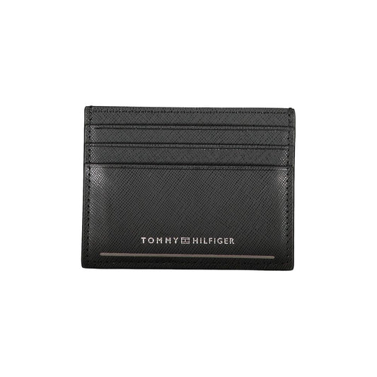 Tommy Hilfiger zwarte leren portemonnee